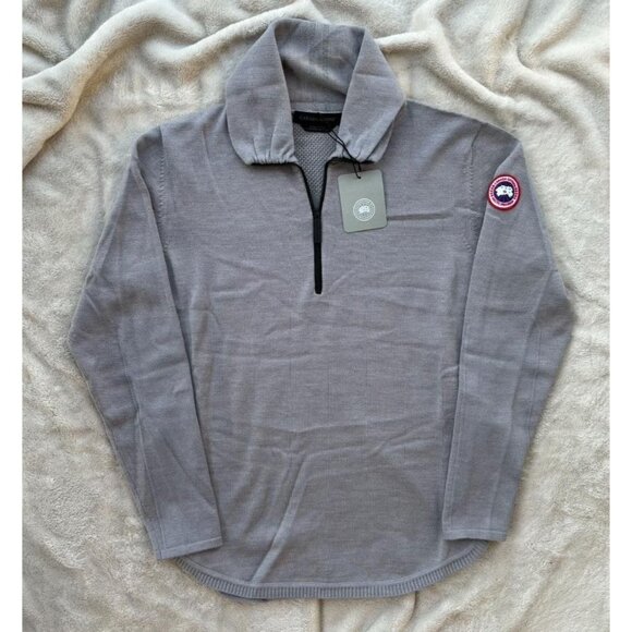 Canada Goose Fairhaven Dark Grey 1/4 Zip - Picture 1 of 1